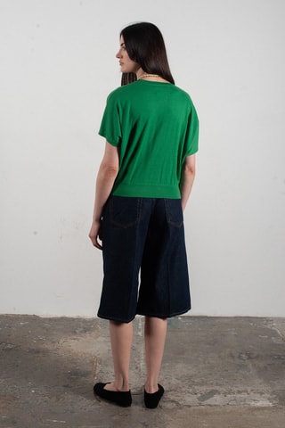 Pull oversize en laine et cachemire Kelly 6 - Vert