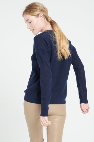 Pull ample en cachemire Lilly 31 - Bleu