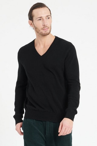 Pull ample en cachemire Luke 1 - Noir