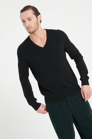 Pull ample en cachemire Luke 1 - Noir