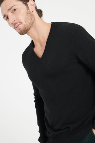 Pull ample en cachemire Luke 1 - Noir