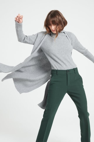 Cardigan ample en cachemire sans manches Mia 6 - Gris