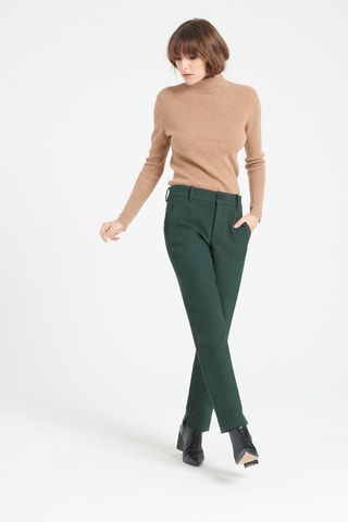 Pull ajusté en cachemire Lilly 17 - Camel