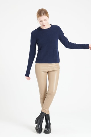 Pull ample en cachemire Lilly 32 - Bleu