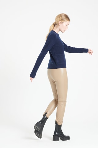 Pull ample en cachemire Lilly 32 - Bleu