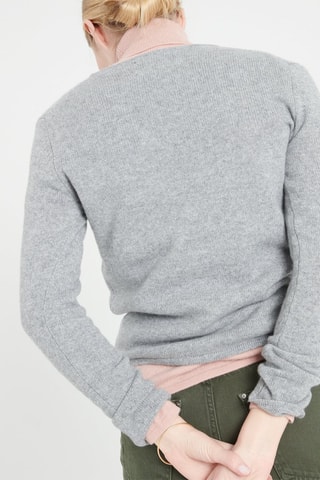 Pull ajusté en cachemire Lilly 20 - Gris