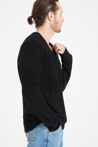 Pull ample en cachemire Luke 11 - Noir