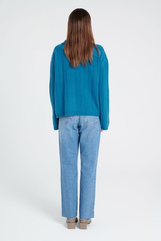 Pull oversize en cachemire Zaya 17 - Bleu