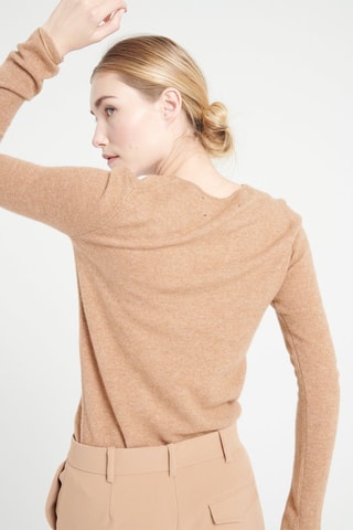 Pull ajusté en cachemire Lilly 2 Lilly 2A - Camel