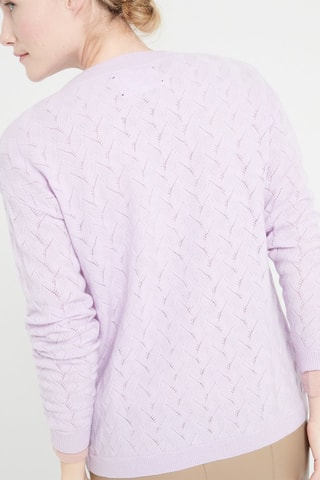 Pull ample en cachemire Lilly 27 - Violet