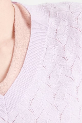 Pull ample en cachemire Lilly 27 - Violet