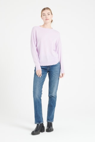 Pull oversize en cachemire Mia 17 - Violet