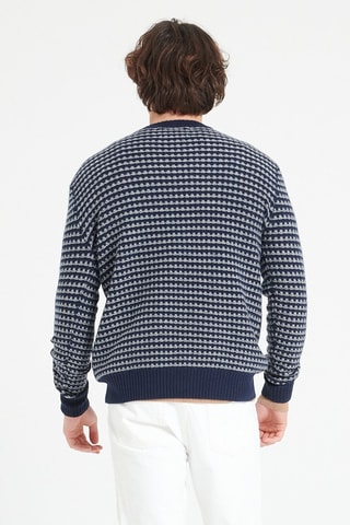 Pull ample en cachemire Zach 3 - Bleu