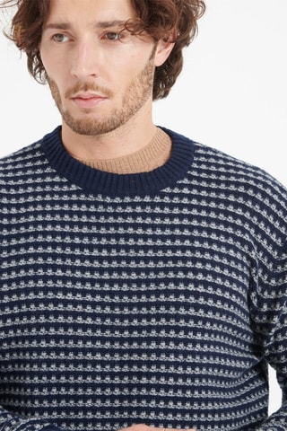 Pull ample en cachemire Zach 3 - Bleu