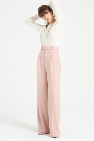 Gilet slim en cachemire Lilly 4A - Blanc