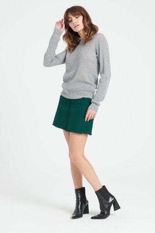 Pull ajusté en cachemire Lilly 23 - Gris