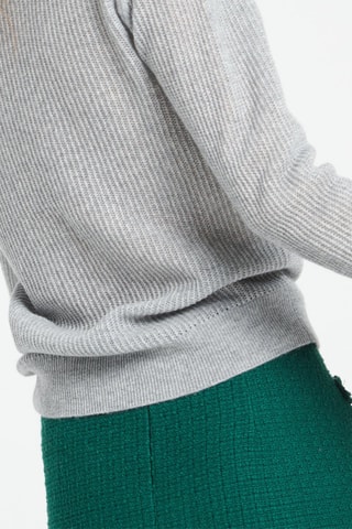 Pull ajusté en cachemire Lilly 23 - Gris