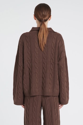 Polo oversize en cachemire Zaya 5 Zaya 5 - Marron