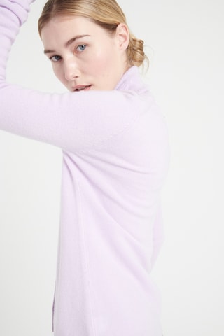 Gilet slim en cachemire Lilly 7A - Violet
