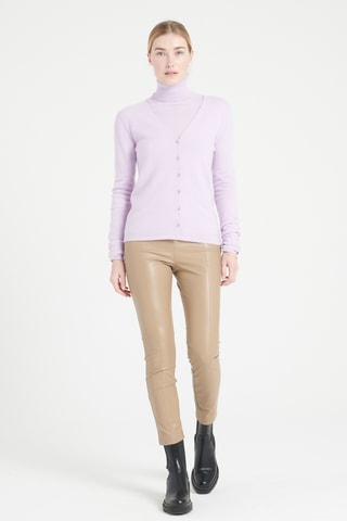 Gilet slim en cachemire Lilly 7A - Violet