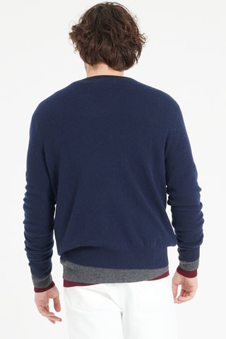 Pull ample en cachemire Luke 1  - Bleu