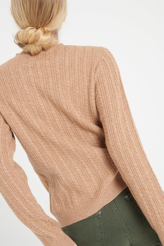 Pull ajusté en cachemire Lilly 29 - Camel
