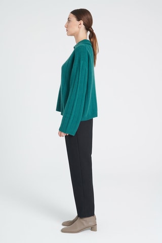 Pull oversize en cachemire Zaya 17 - Vert