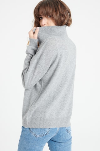 Polo loose en cachemire Mia 3 - Gris