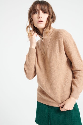 Pull ample en cachemire Lilly 28 - Camel