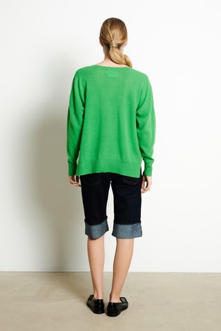 Pull réversible oversize en cachemire Ria 3 - Vert