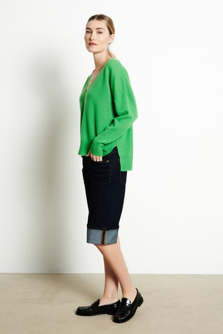 Pull réversible oversize en cachemire Ria 3 - Vert