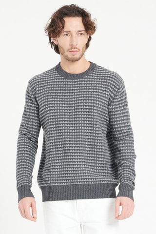 Pull ample en cachemire Zach 3 - Gris