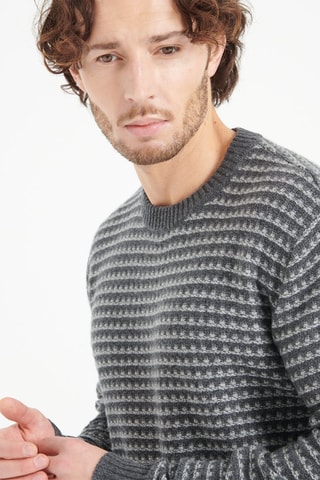 Pull ample en cachemire Zach 3 - Gris