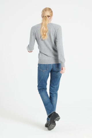 Pull oversize en cachemire Lilly 6 - Gris