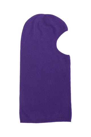 Cagoule en cachemire Uni 9 - Violet