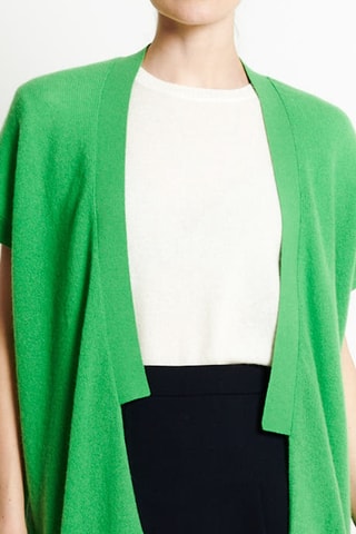 Gilet oversize en cachemire Ria 4 - Vert