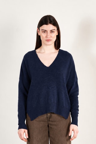 Pull oversize en cachemire Ria 3 - Bleu