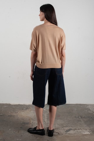 Pull oversize en laine et cachemire Kelly 6 - Beige