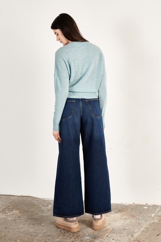 Pull oversize en cachemire Ria 2 - Vert