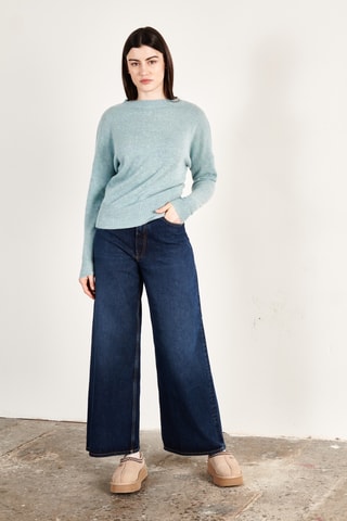Pull oversize en cachemire Ria 2 - Vert