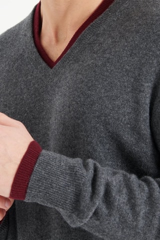 Pull ample en cachemire Luke 1  - Gris
