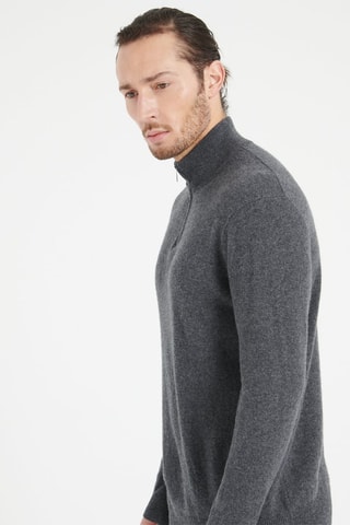 Pull ample en cachemire Luke 4 - Gris