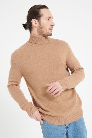 Pull ample en cachemire Luke 15 - Camel