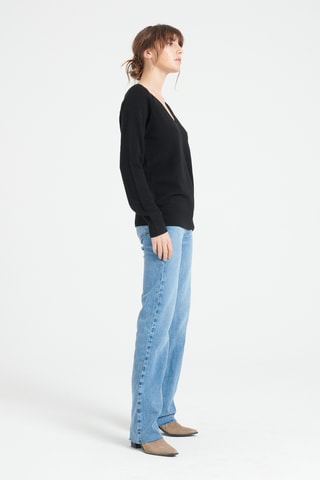 Pull oversize en cachemire Lilly 6 - Noir