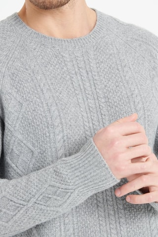 Pull ample en cachemire Zach 1 - Gris