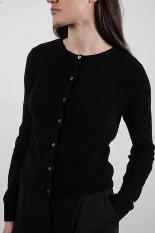Gilet slim en cachemire Lilly 4B - Noir