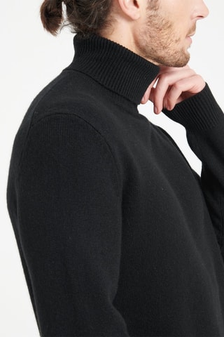 Pull ample en cachemire Luke 15 - Noir