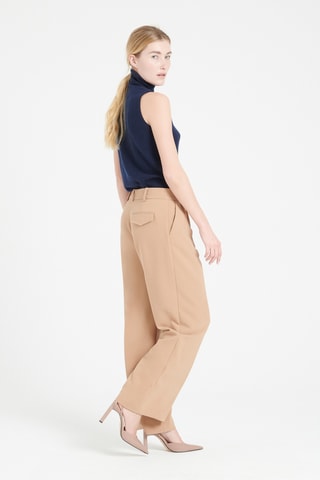 Pull slim en cachemire sans manches Lilly 13 - Bleu
