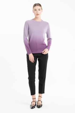 Pull slim en cachemire Mia 8B - Violet
