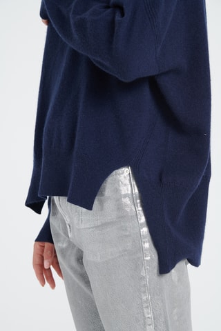 Pull oversize en cachemire Zaya 13 - Bleu